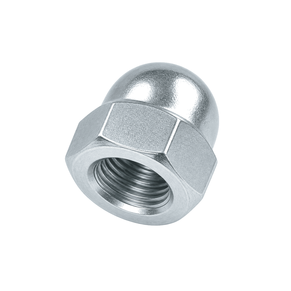Steel cap nut DIN 1587