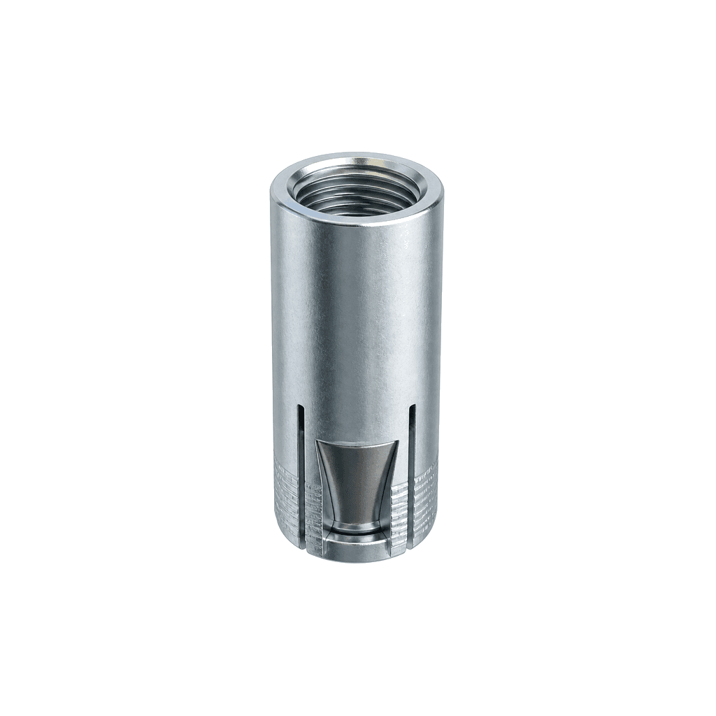 Steel drop-in anchor