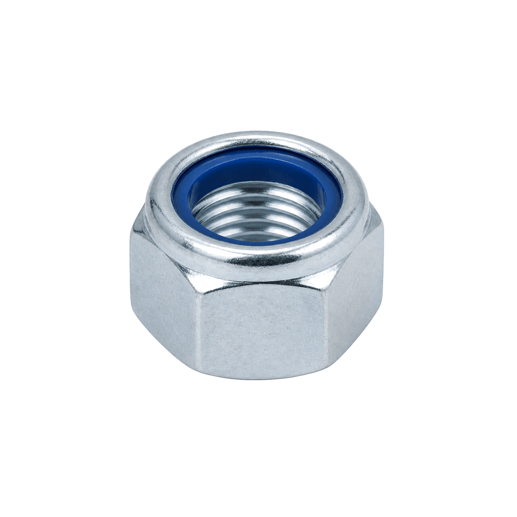 Steel nylon-insert lock nut DIN 985