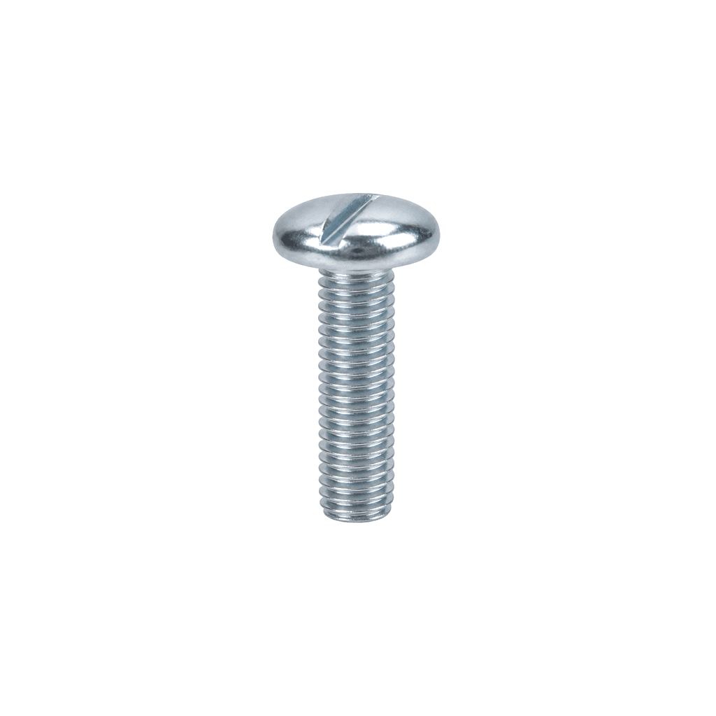 Steel slotted pan head screw DIN 84